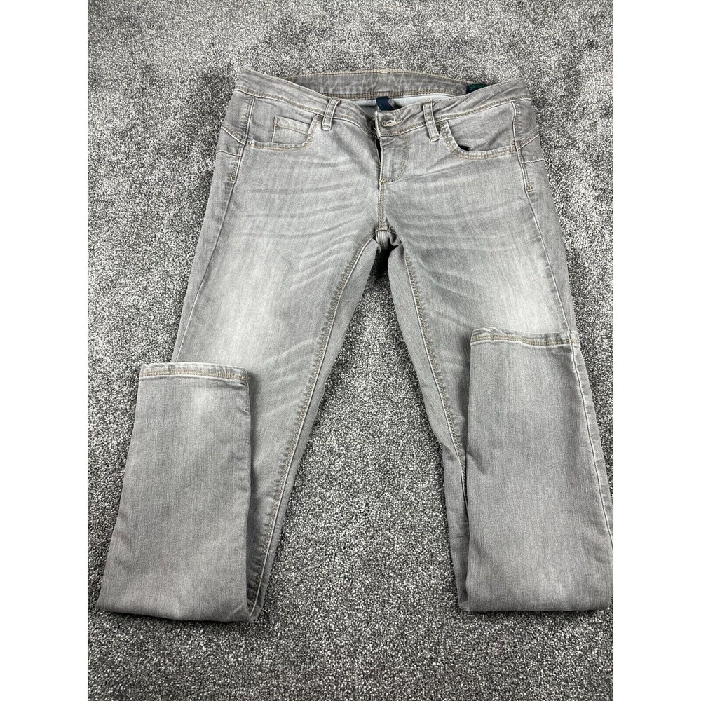 Benetton Skinny Fit‎ Gray Jeans Mens Size 30 100% Cotton Denim